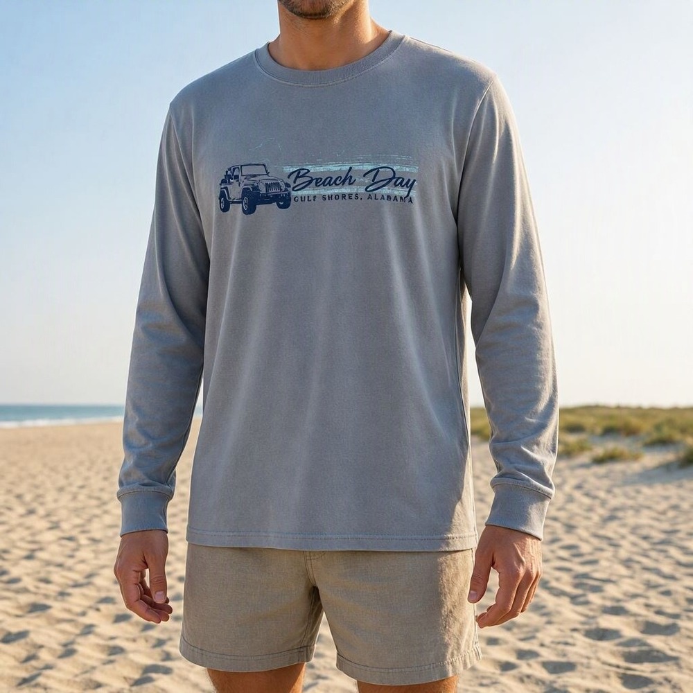 Resortwear Vaction Beach Coastal Gorpcore Comfort Colors Size S 100% Cotton